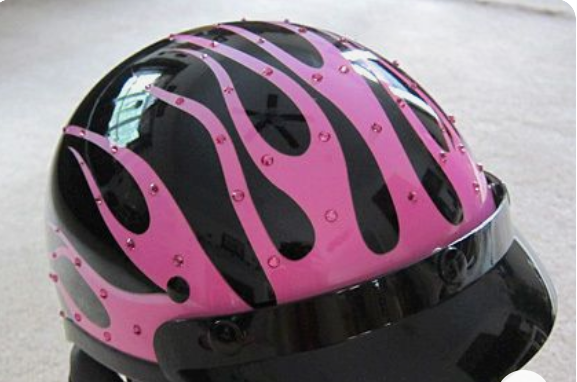 Exploring the World: Womens Motorcycle Helmets with Bling